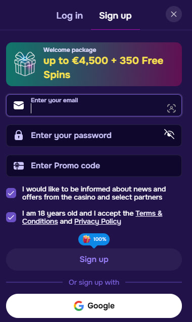 spinjoys casino registration